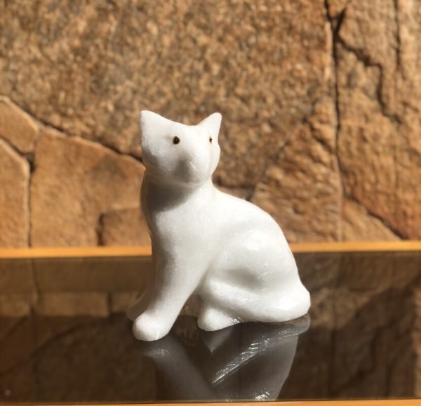 Gato Sentado Branco