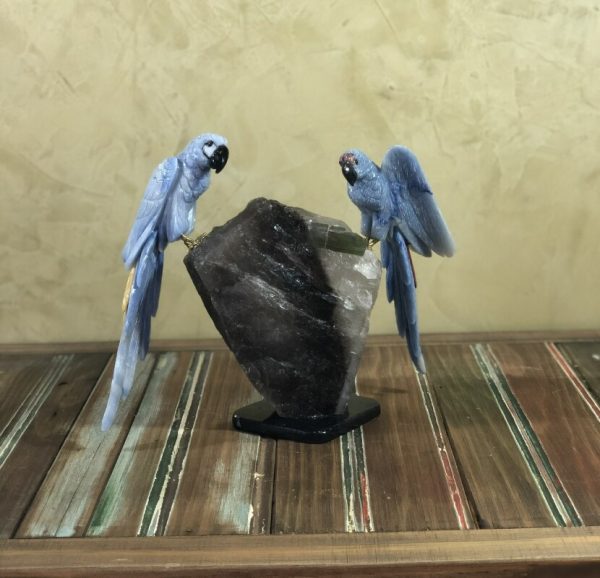 araras de quartzo azul
