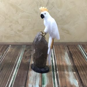Cacatua de quartzo branco