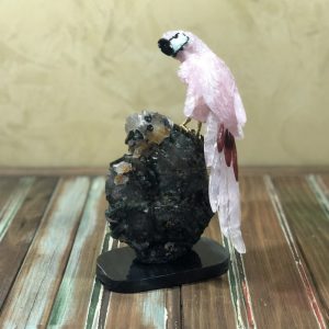 Arara de quartzo rosa