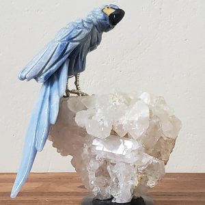 Arara de quartzo azul