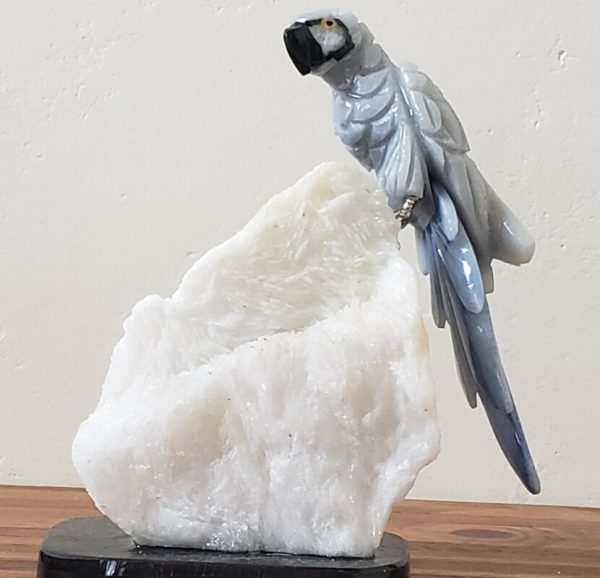 Arara de quartzo azul