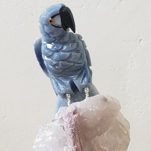 Arara de quartzo azul