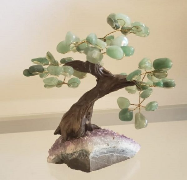 Árvore Bonsai Quartzo verde M